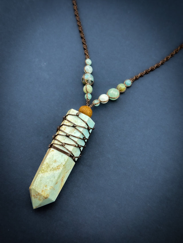 Amazonite Crystal Point