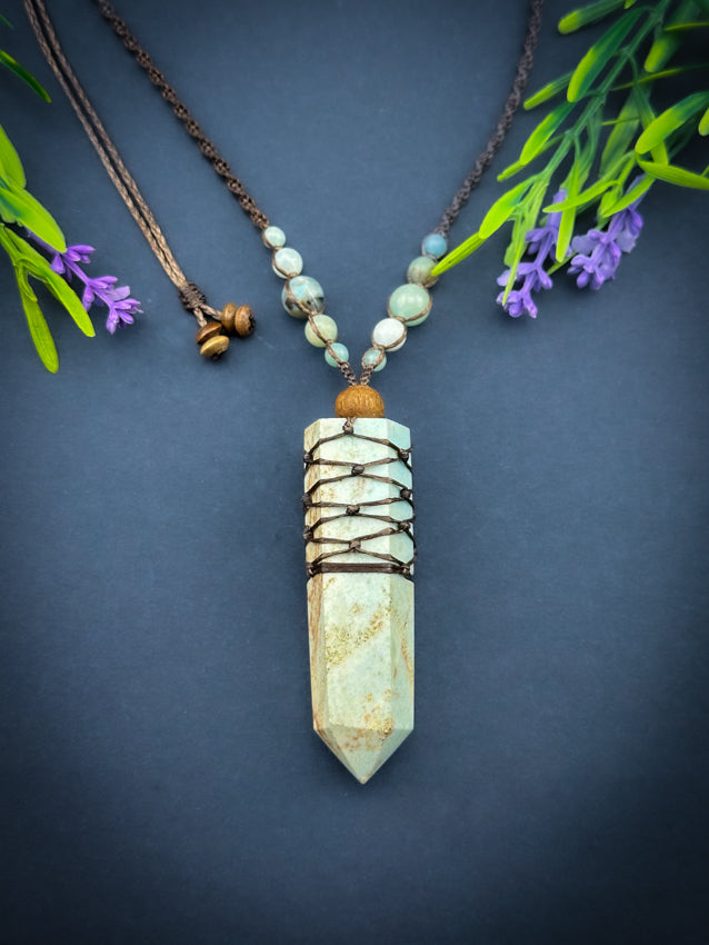 Amazonite Crystal Point