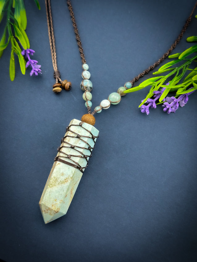 Amazonite Crystal Point