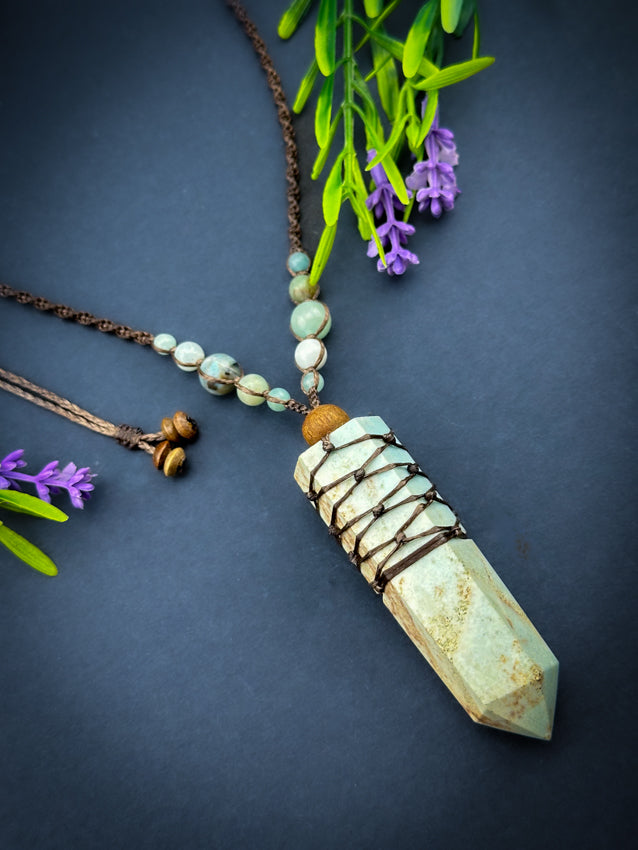 Amazonite Crystal Point