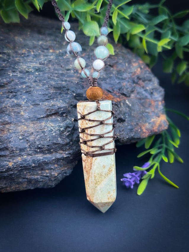 Amazonite Crystal Point