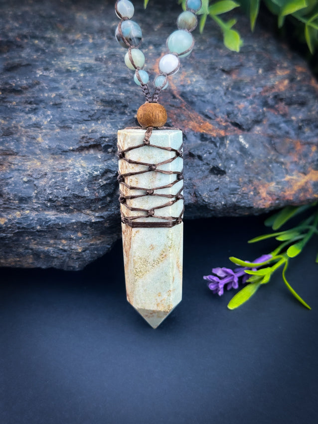 Amazonite Crystal Point