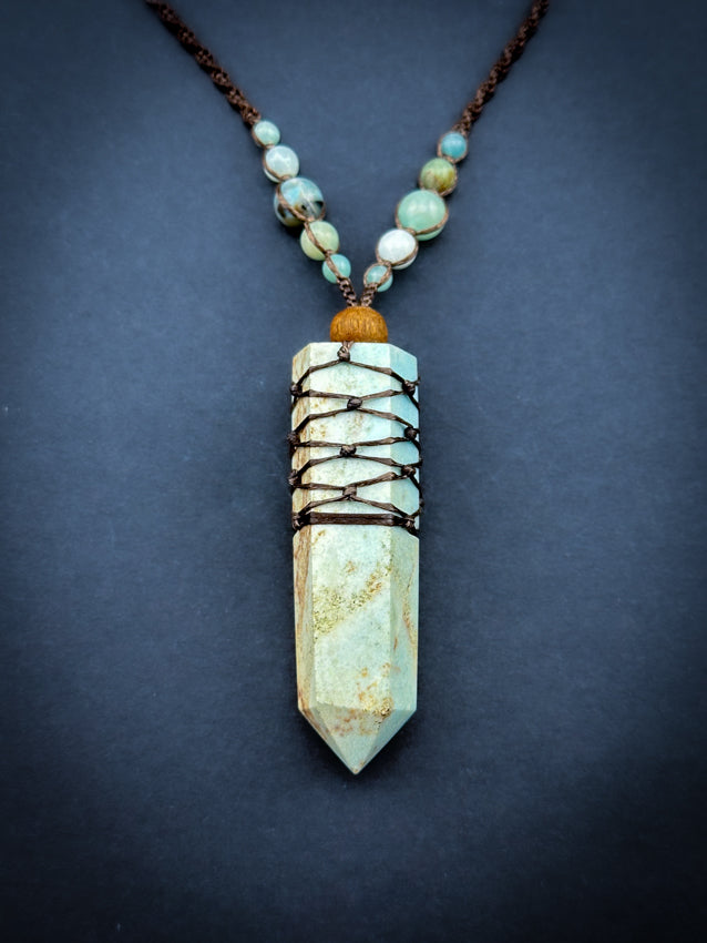Amazonite Crystal Point