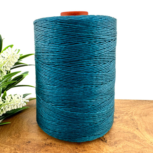 600 Meter Macrame Cord Spool - Teal