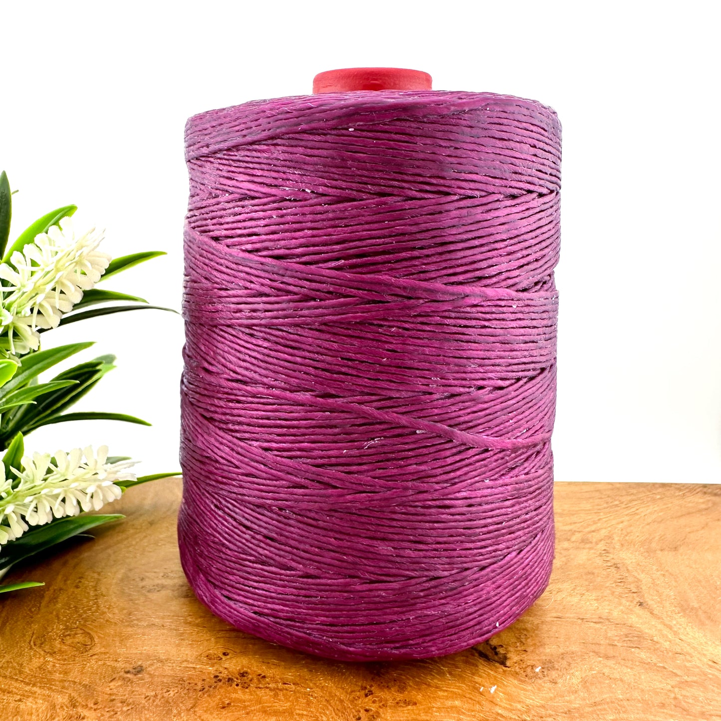 600 Meter Macrame Cord Spool - Dark Gypsy Pink