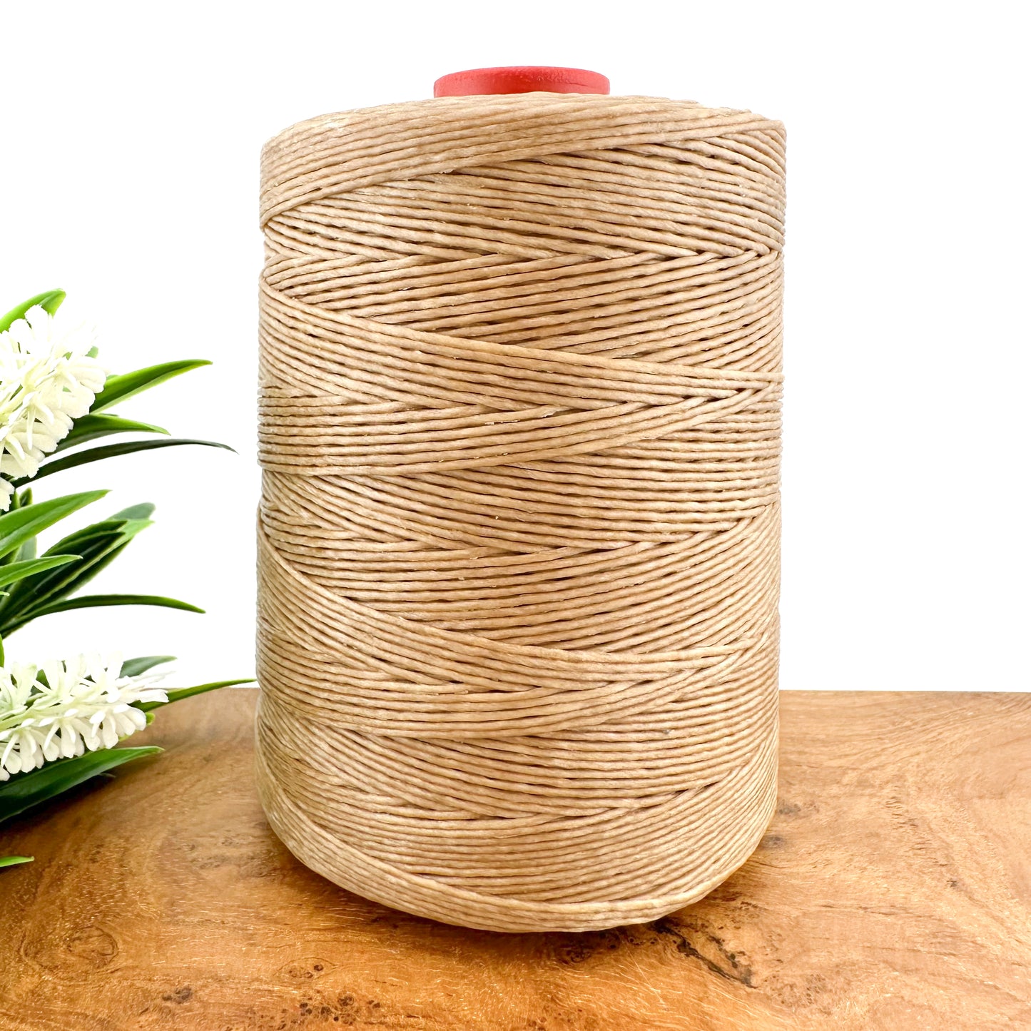 600 Meter Macrame Cord Spool - Light Brown