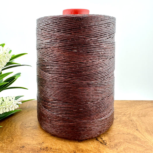 600 Meter Macrame Cord Spool - Chocolate Brown