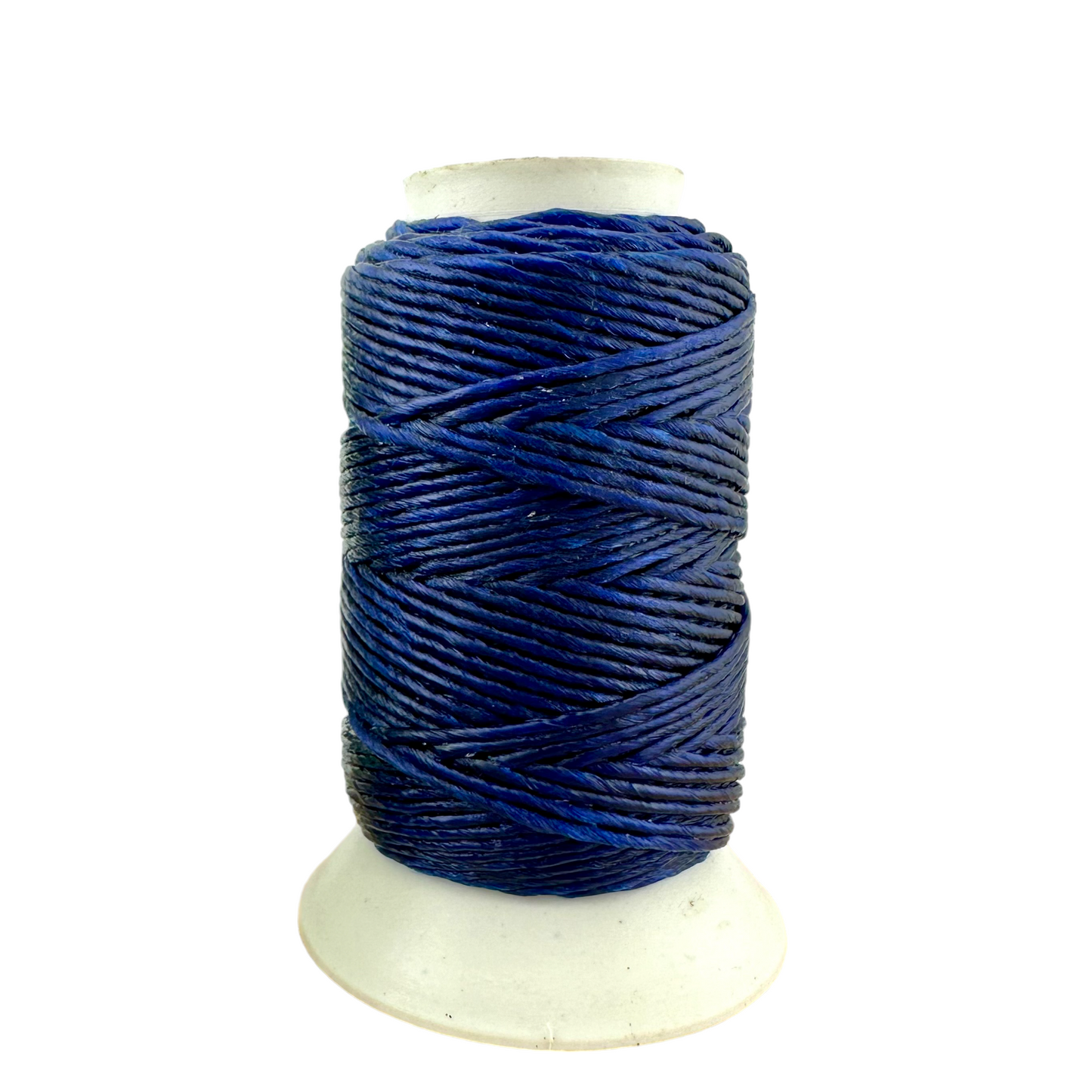 Waxed Macrame Cord 1mm - Small Spool 30 meters - Dark Blue