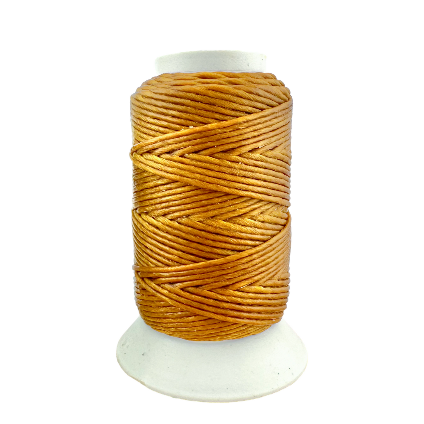 Waxed Macrame Cord 1mm - Small Spool 30 meters - Mustard