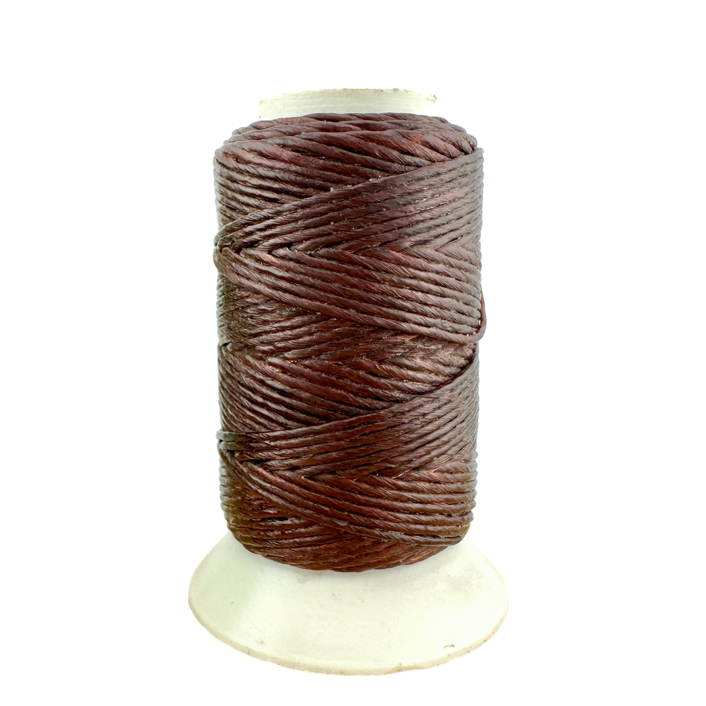 Waxed Macrame Cord 1mm - Small Spool 30 meters - Chocolcate Brown