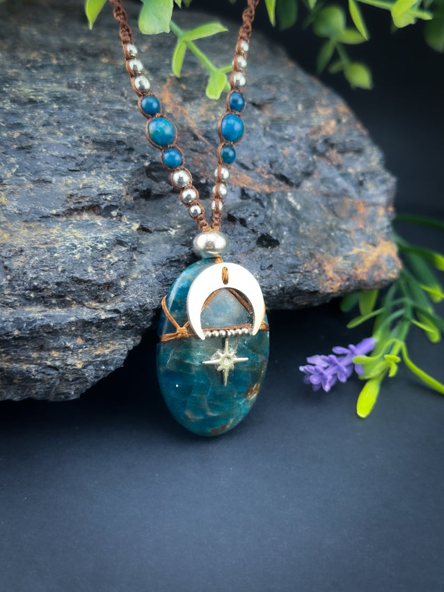 Apatite Silver stainless steel Oval