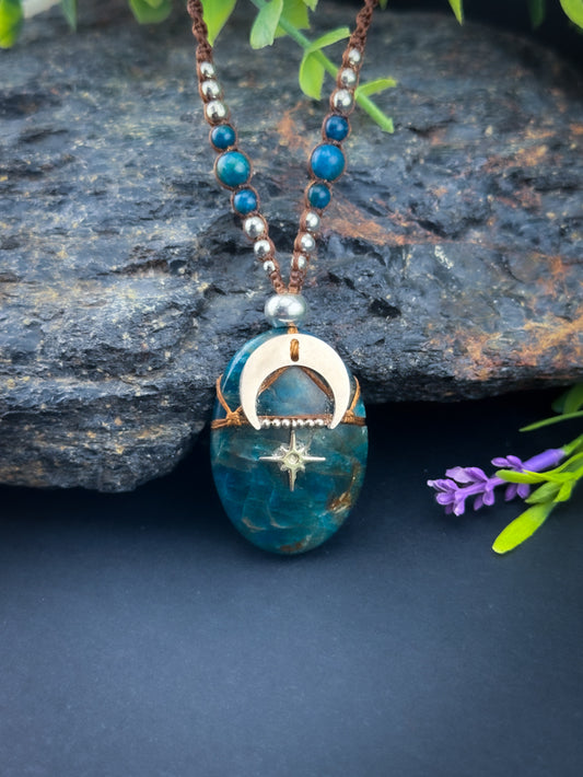 Apatite Silver stainless steel Oval