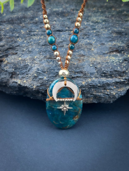 Apatite Silver stainless steel Oval