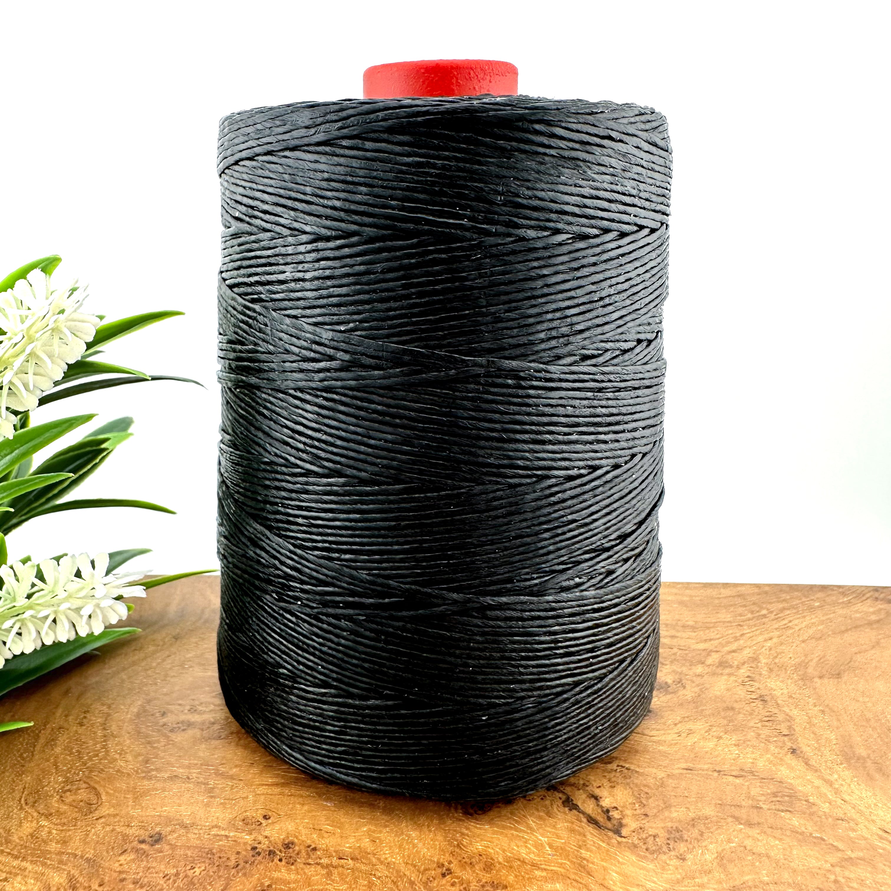 6 x 600 meter waxed spool 1mm - bulk 2024 - vegan - macrame cord - twine - rope - wrapping - dutchiesdelights - dutchies delights