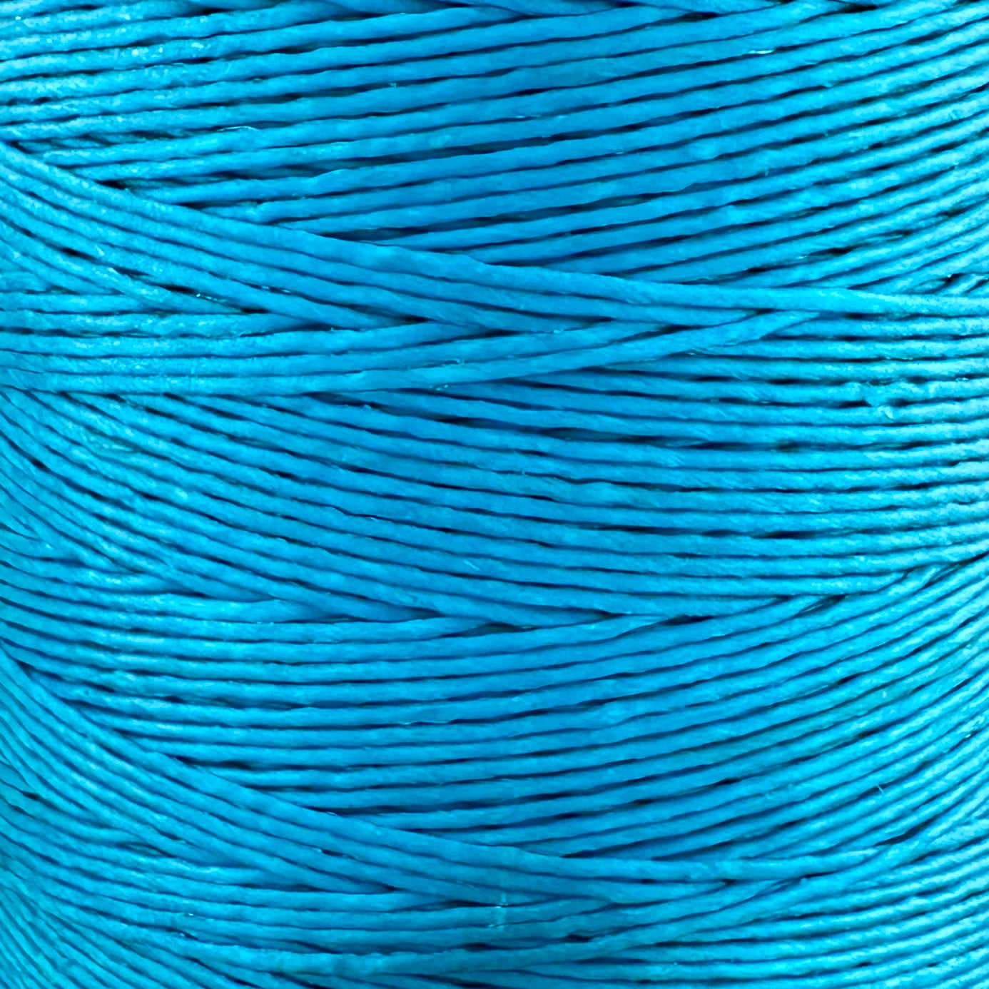 600 Meter Macrame Cord Spool - Aqua Blue