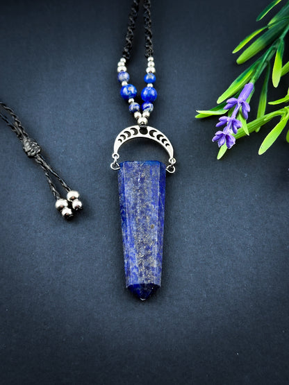 Lapis Lazuli Point - Silver