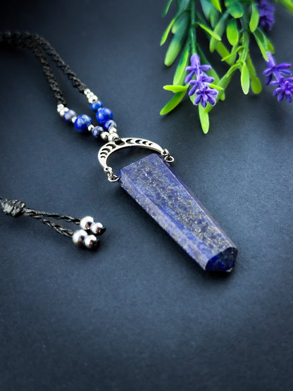 Lapis Lazuli Point - Silver