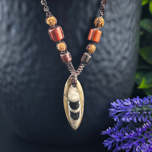 Orthoceras Fossil Natural Necklace
