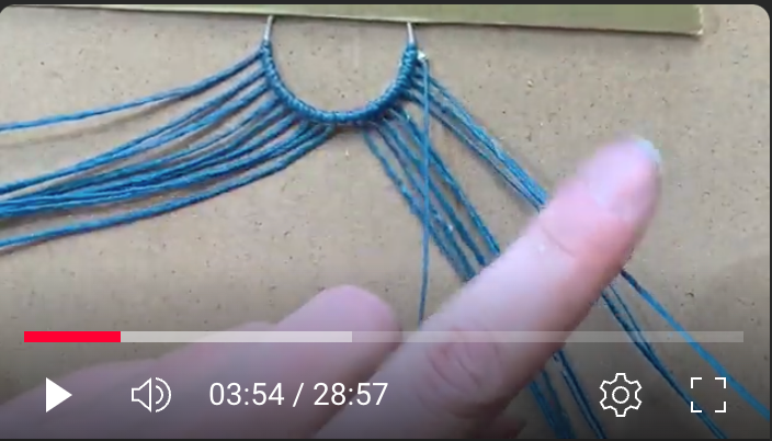 Macrame Earrings Video Tutorial