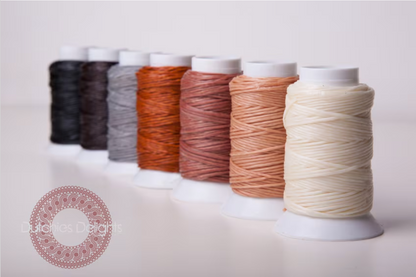 4 x 30m Spools – 1mm Waxed Macrame Cord